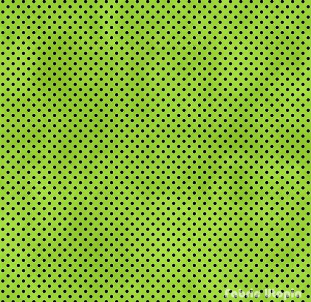 Green with Black Dots