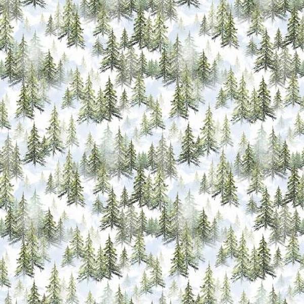 Joyful Winter Light Forest