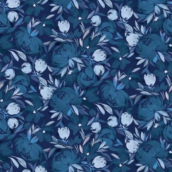 Emily Happy Floral Light Navy