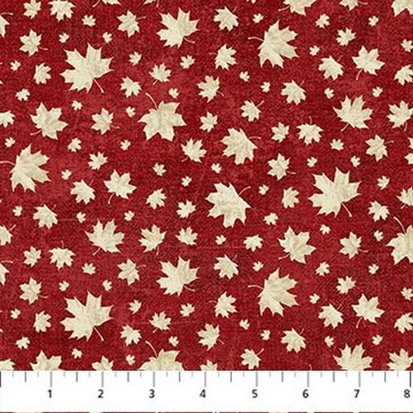Tartan Traditions Red maple Leaves