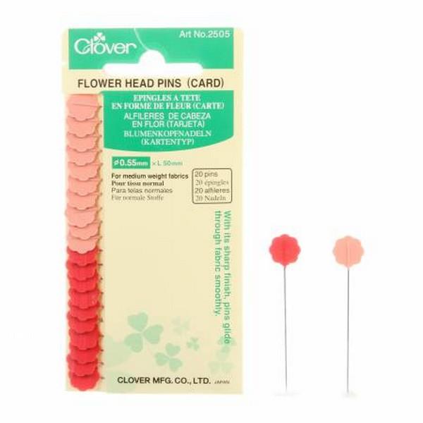 Clover Flower Head Pins 0.55mm