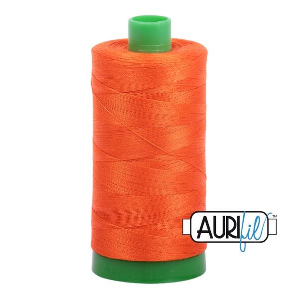 Aurifil Thread 1104 Neon Orange