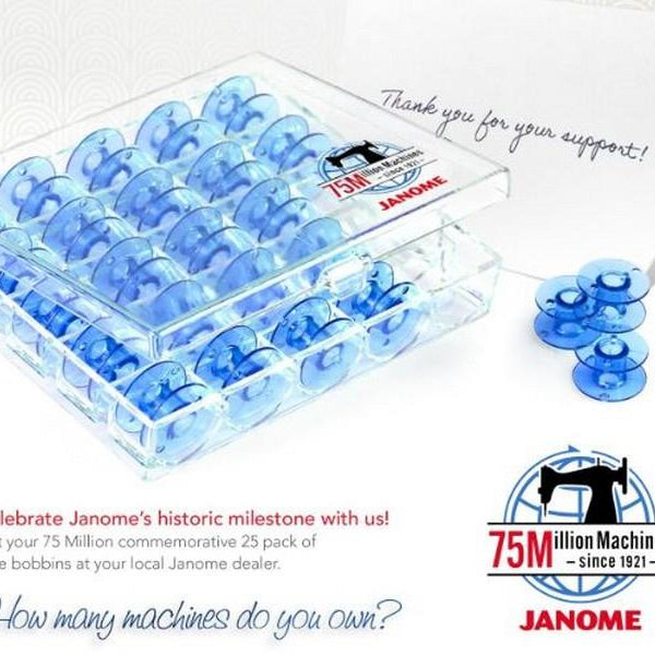 Janome Plastic Bobbins 10 in pkg