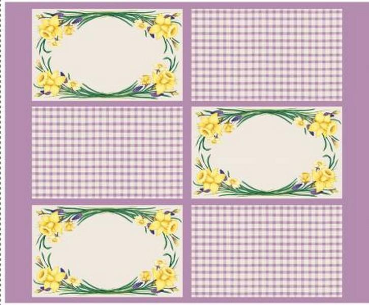 Monthly Placemat Panel April