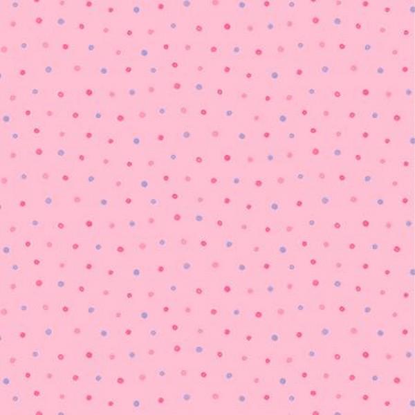 Sketchy Polka Dot Spring Pink