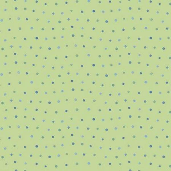 Sketchy Polka Dot Spring Green