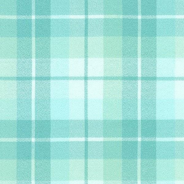 Mammoth Flannel Aqua Fat Quarter