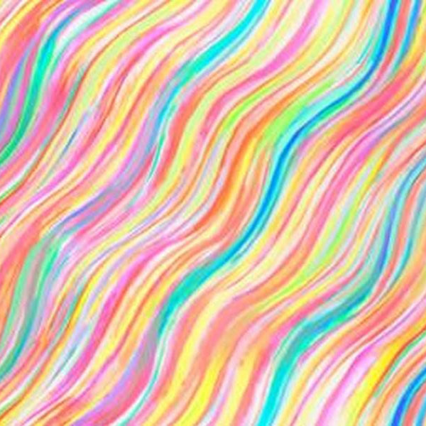 Gradients Auras Watercolour Wave Ombre Prism - Fat Quarter