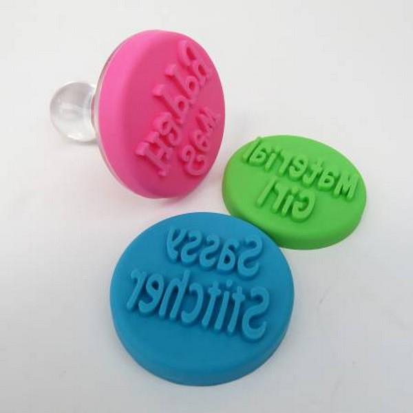 Sewing Themed Cookie Stamps (Set of 3)