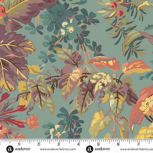 Botanical Beauties Wideback Teal