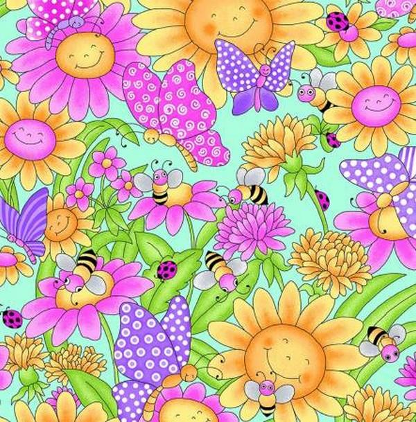 Comfy Prints Flowers & Butterflies