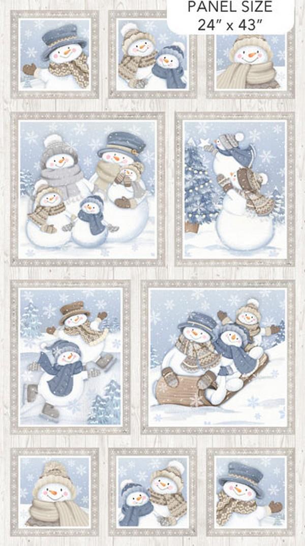 Snow Much Fun Flannel Panel
