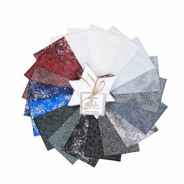 Silver Metallic Fat Quarter Bundle