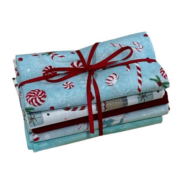 Frosty Mint Christmas Fat Quarter Bundles