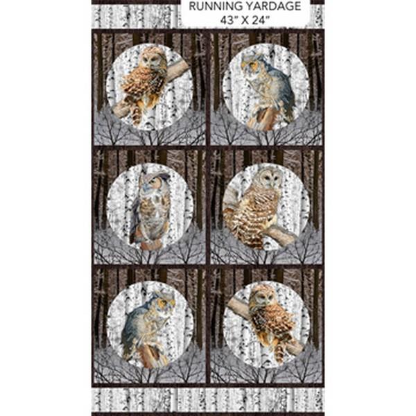 Naturescapes Solitude Owls Panel