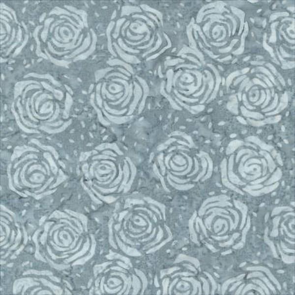 Silver Roses Batik