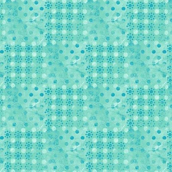 Dream Horses Aqua Dotted Patch