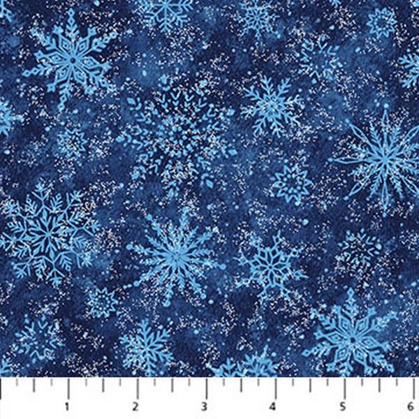 All That Glitters Navy Snowflake