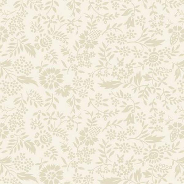 Cream & Sugar Stylized Leaves & Vines Cream