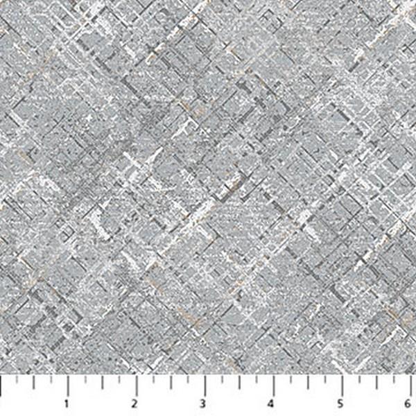 Dots & Dashes Gray Flannel