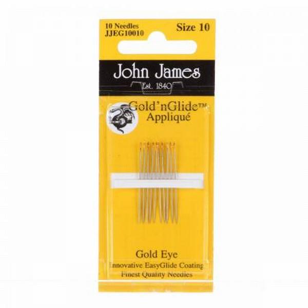 John James Applique Needles Size 10