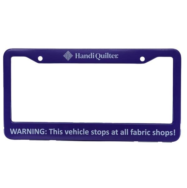 Handi Quilter Licence Plate Cover