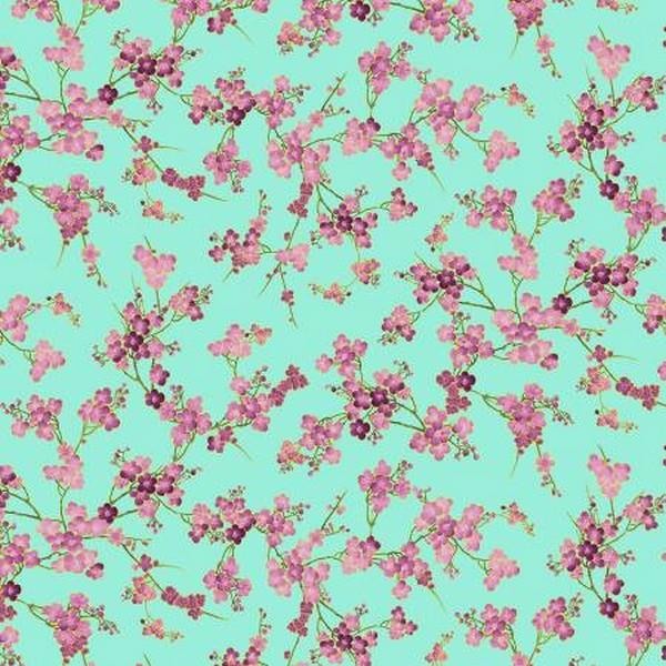 Fleur Apple Blossoms Aqua