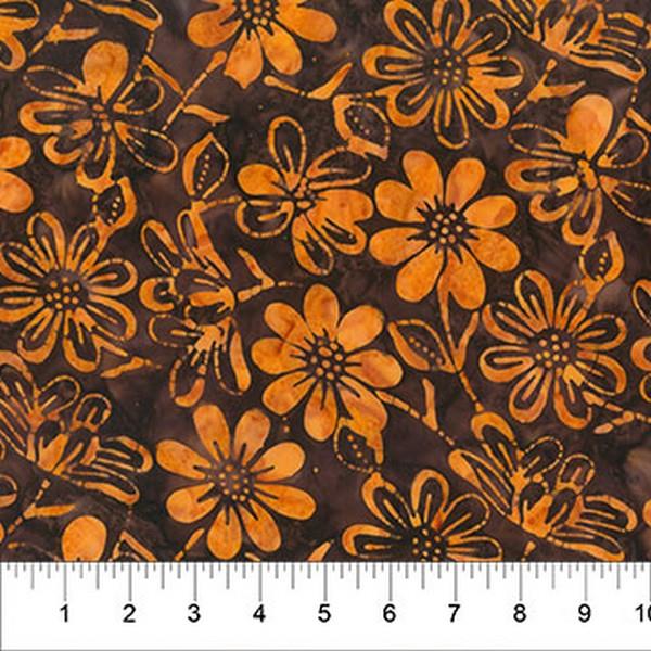 Heartland Daisy Toss Cedar Batik