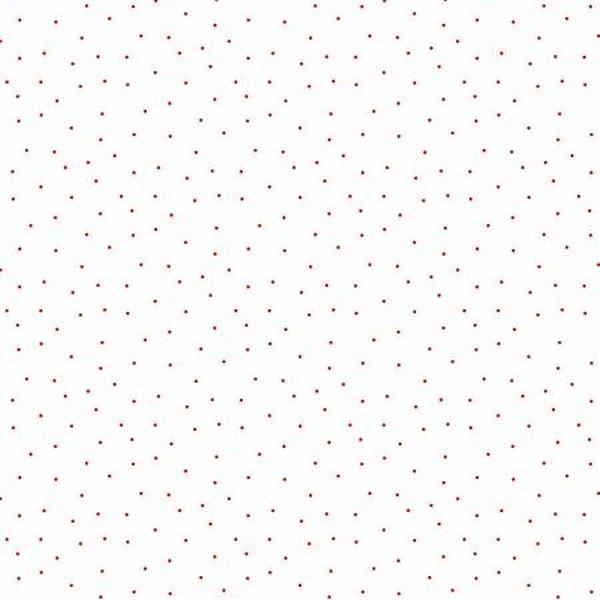 Pindots White/Red