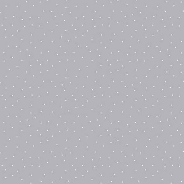 Pindots Grey / White