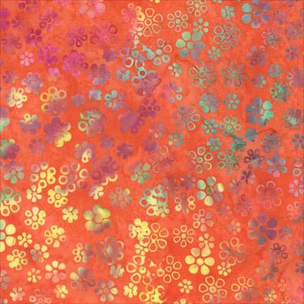 Coral Reef Ditsy Daisy Batik