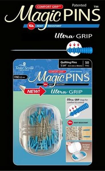 Magic Quilting Ultra Grip Pins 1 3/4" - 50 pcs