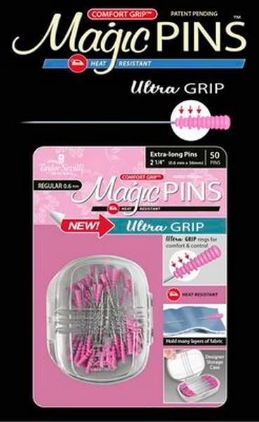 Magic Extra Long Ulta Grip Pins 2 1/2" - 50 pcs