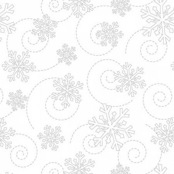 Kimberbell Basics Snowflakes White