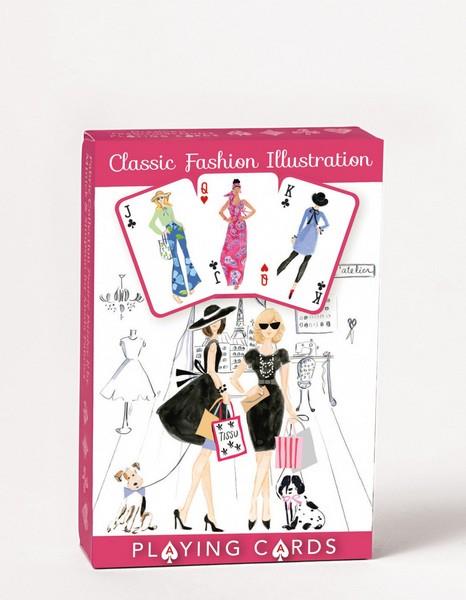 Classic Fashion Illustration Playing Cards