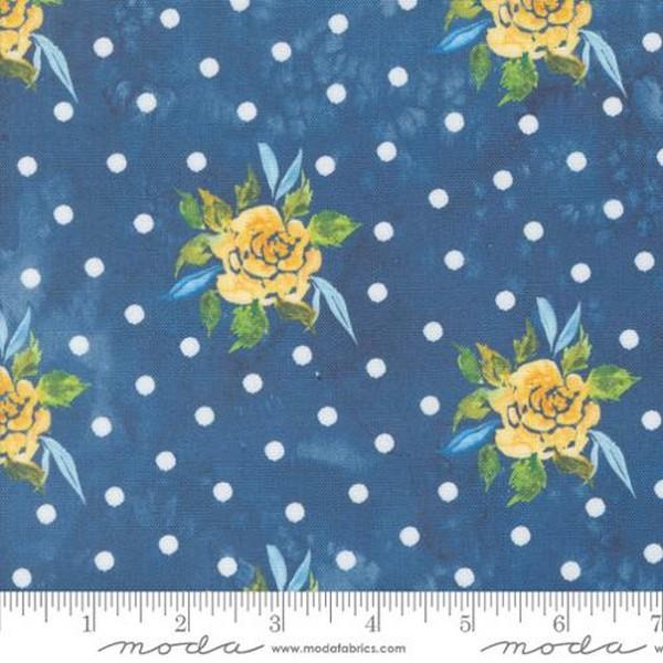 Sunshine and Blue Skies Rosey Dots Canvas