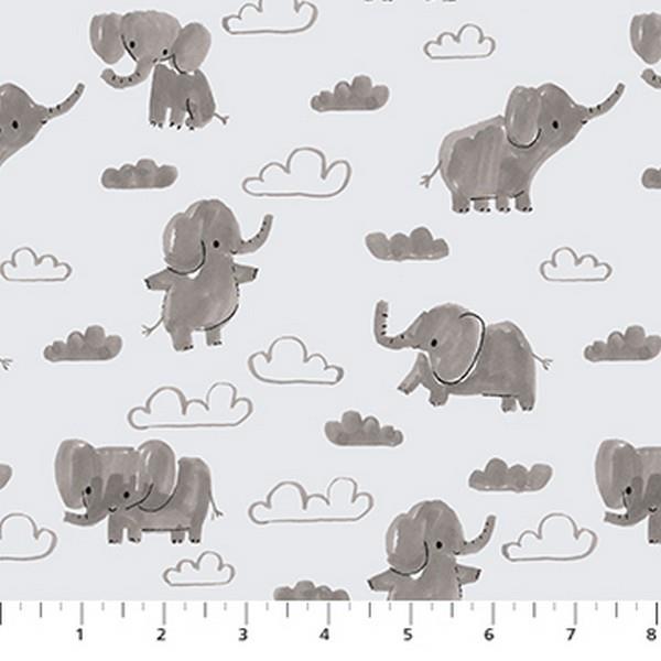 Lucky Day Elephants Flannel