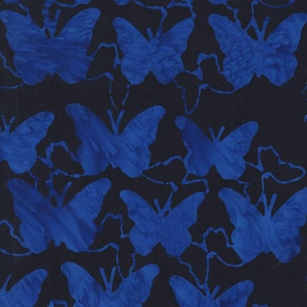 Royal Blue Batik Butterflies Twilight