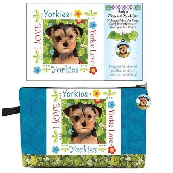 Zipper Pouch Set Yorkie Love