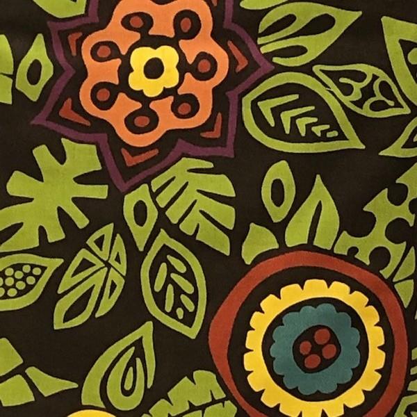 Nomad Brown/ Green/ Multi Floral 1/4m