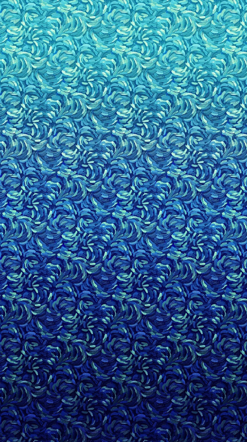 Starry Night Dark Blue Multi - Ombre