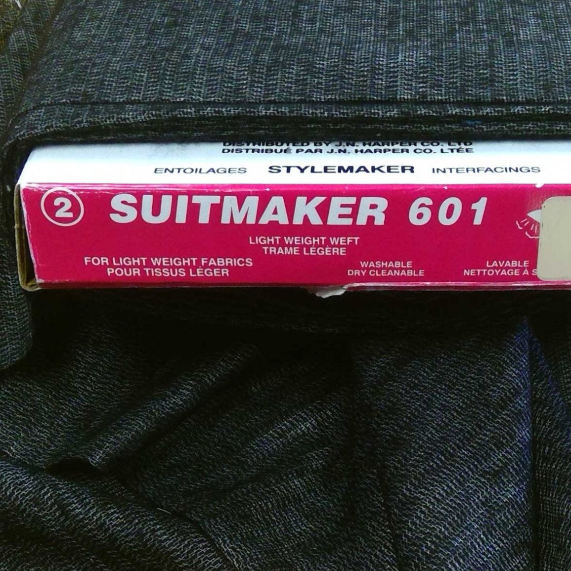 Suitmaker Interfacing Black