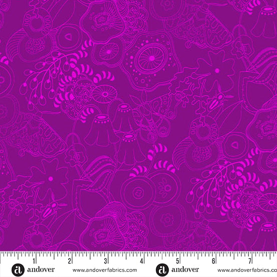 Color Camp Bloom Tangle - Dark Amethyst