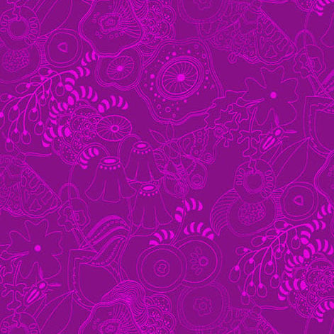 Color Camp Bloom Tangle - Dark Amethyst