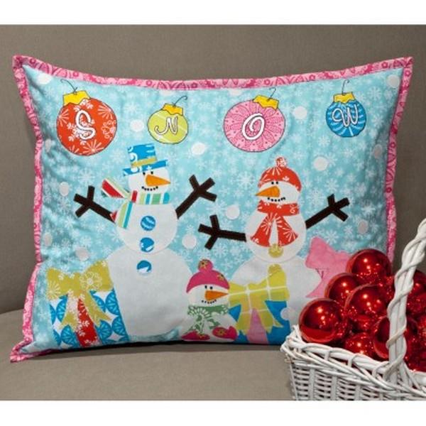 GO! Holiday Pillow pattern available in Canada at The Quilt Store