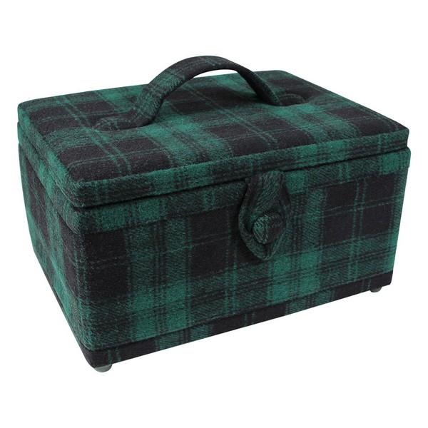 Plaid Sewing Basket available in Canada at The Quilt Store