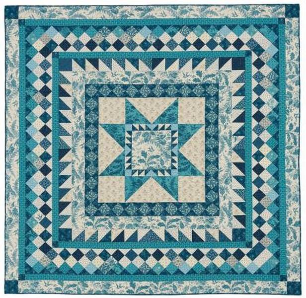 A Season in Blue by Edyta Sitar available in Canada at The Quilt Store