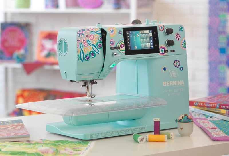 Bernina 475 QE Kaffe Special Edition available in Canada at The Quilt Store