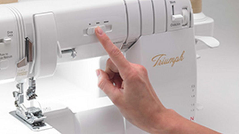 BabyLock Triumph Serger available at The Quilt Store