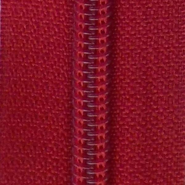 True Red 14" Single Pull Designer Bag Zipper